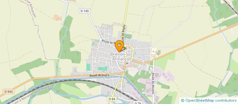 localisation de l'entreprise MADAME ELODIE ABRON  BRIENON-SUR-ARMANCON