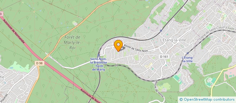 localisation de l'entreprise MADAME ELODIE AGNESOTTI  L'ETANG-LA-VILLE