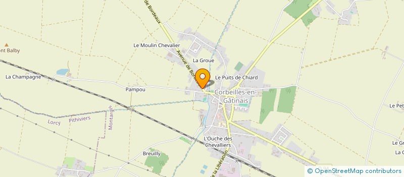localisation de l'entreprise MADAME ELODIE AGOSTON  CORBEILLES
