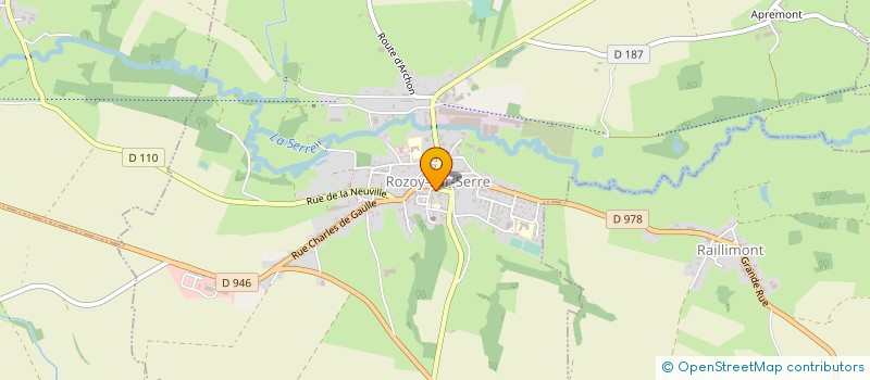 localisation de l'entreprise MADAME ELODIE AGRASO-ROSANO  ROZOY-SUR-SERRE