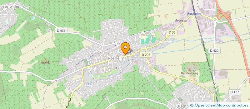 localisation de l'entreprise MADAME ELODIE AIME  ROSHEIM