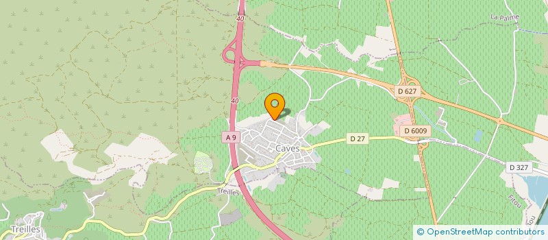 localisation de l'entreprise MADAME ELODIE ALAZET  CAVES