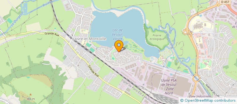 localisation de l'entreprise MADAME ELODIE ALBRECHT  VAIVRE-ET-MONTOILLE