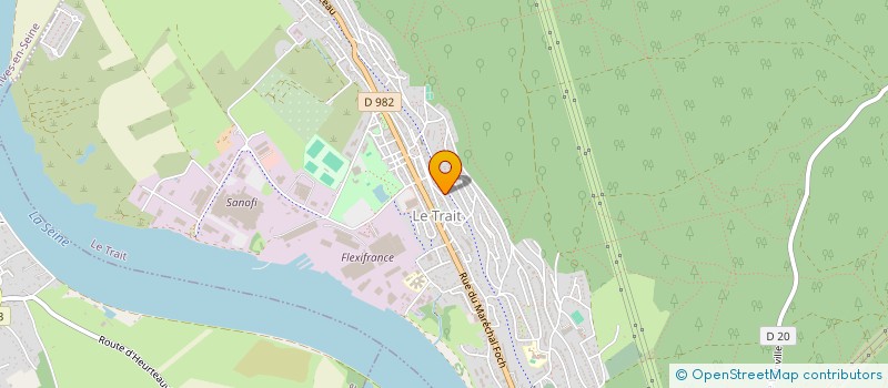 localisation de l'entreprise MADAME ELODIE ALCINELLA  LE TRAIT