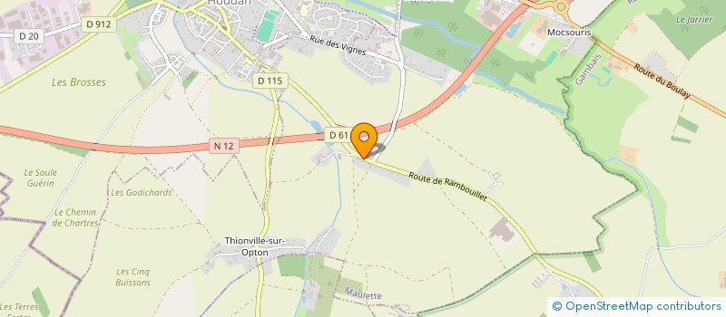 localisation de l'entreprise MADAME ELODIE ALEXANDRE  MAULETTE