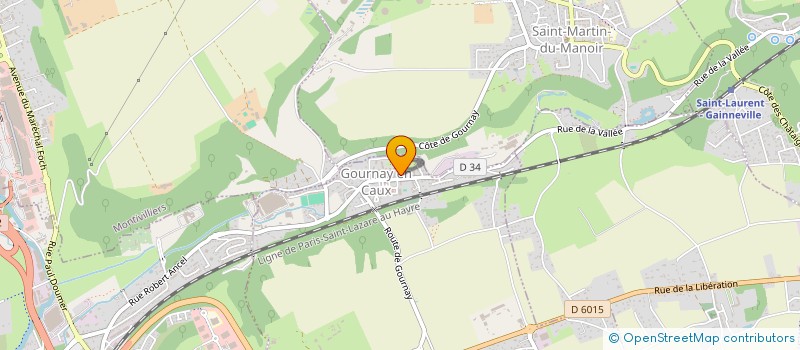 localisation de l'entreprise MADAME ELODIE ALLAIN  GONFREVILLE-L'ORCHER