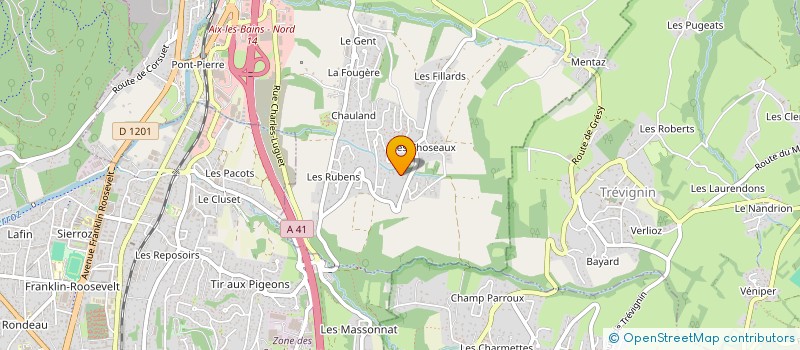 localisation de l'entreprise MADAME ELODIE ALLAIS à GRESY-SUR-AIX