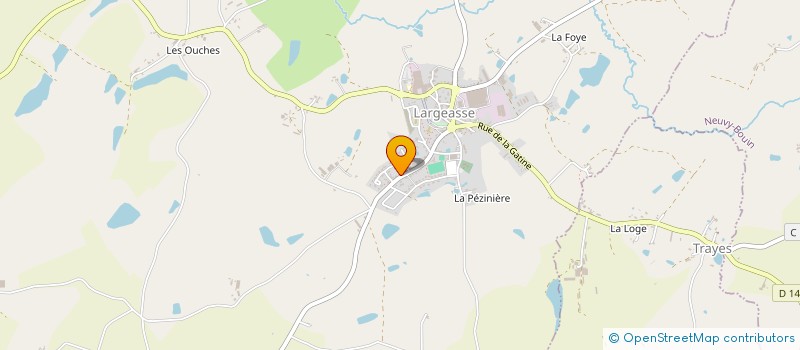 localisation de l'entreprise MADAME ELODIE ALLARD  MONCOUTANT-SUR-SEVRE