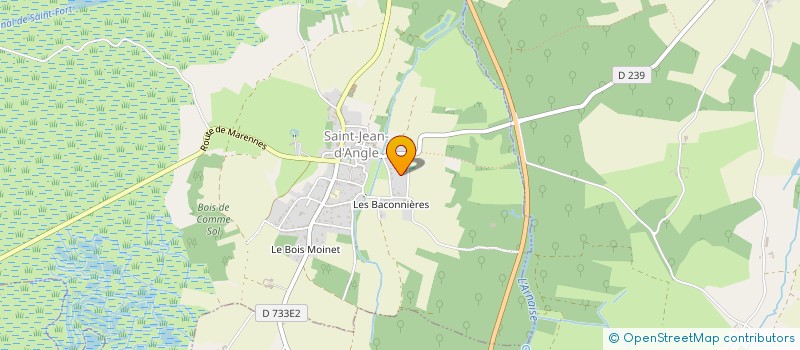 localisation de l'entreprise MADAME ELODIE ALONSO  SAINT-JEAN-D'ANGLE