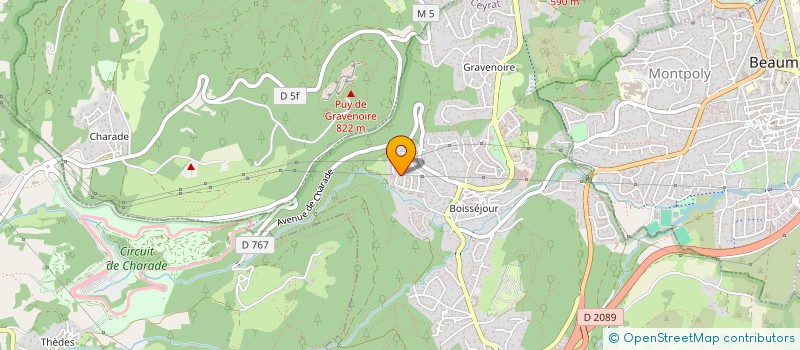 localisation de l'entreprise MADAME ELODIE AMATO  CEYRAT