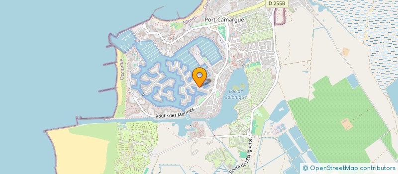 localisation de l'entreprise MADAME ELODIE AMBROSINO  LE GRAU-DU-ROI