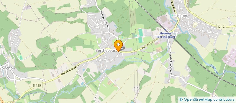 localisation de l'entreprise MADAME ELODIE AMEDURI  BERTHECOURT