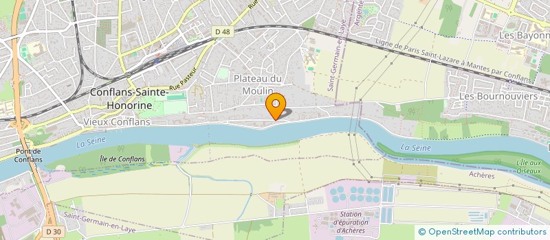 localisation de l'entreprise MADAME ELODIE AMIOT  CONFLANS-SAINTE-HONORINE