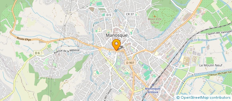 localisation de l'entreprise MADAME ELODIE AMIR à MANOSQUE