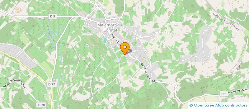 localisation de l'entreprise MADAME ELODIE ANDRE  MALEMORT-DU-COMTAT