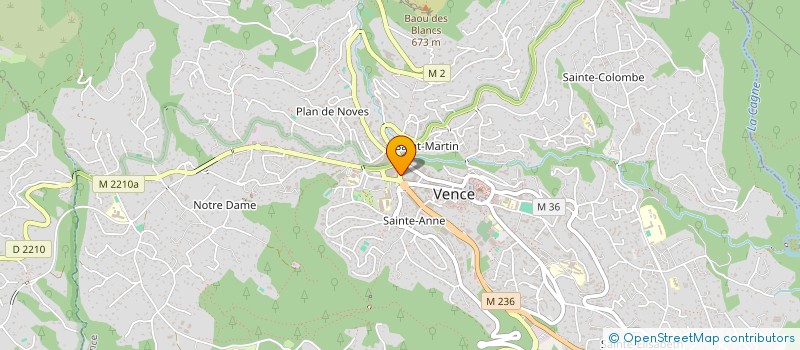 localisation de l'entreprise MADAME ELODIE ANDREA  VENCE