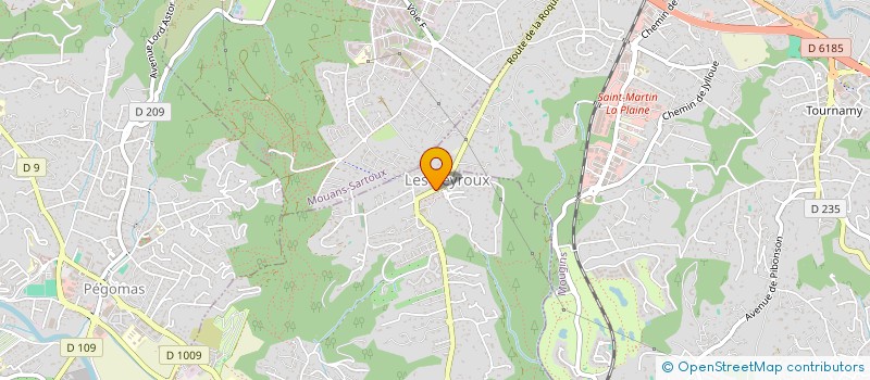 localisation de l'entreprise MADAME ELODIE ANDRIEU  LA ROQUETTE-SUR-SIAGNE