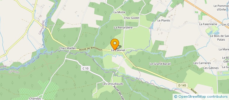 localisation de l'entreprise MADAME ELODIE ANNE PARQUER  CHAMOUILLAC