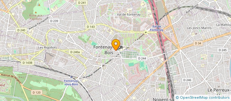 localisation de l'entreprise MADAME ELODIE ANTOINE à FONTENAY-SOUS-BOIS