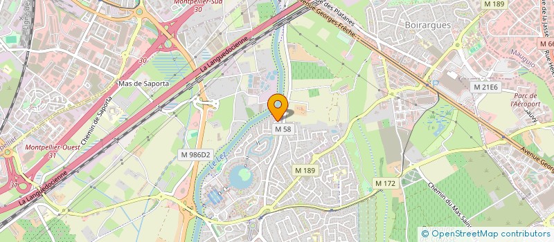 localisation de l'entreprise MADAME ELODIE ARAES à LATTES