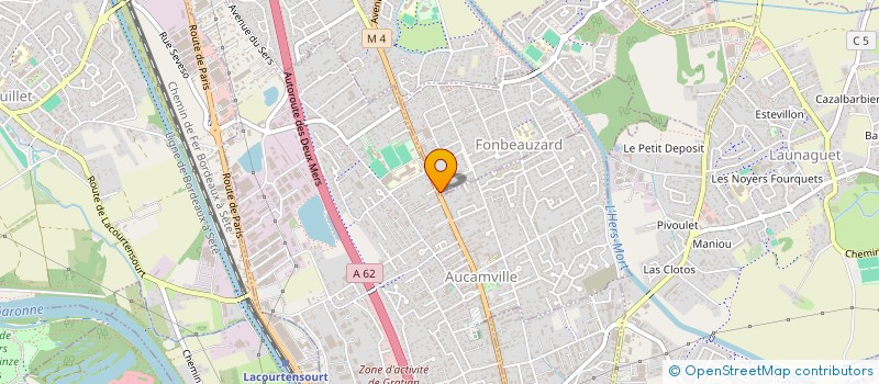 localisation de l'entreprise MADAME ELODIE ARBOUIN  FONBEAUZARD