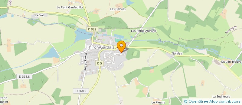 localisation de l'entreprise MADAME ELODIE ARCHAMBAULT à THIRON-GARDAIS