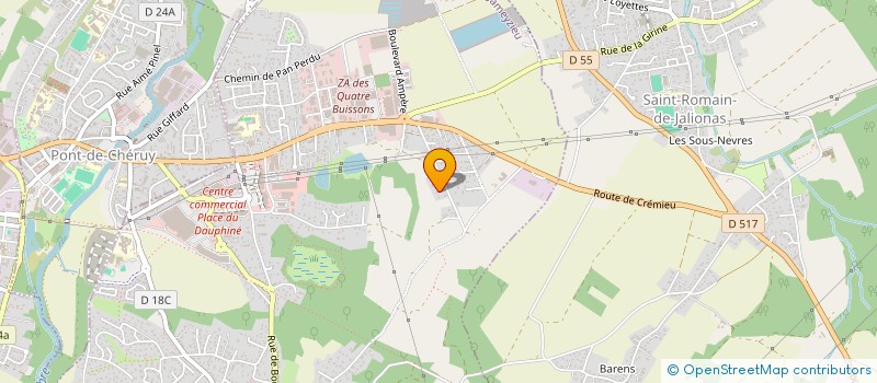 localisation de l'entreprise MADAME ELODIE ARGENTIERI  TIGNIEU-JAMEYZIEU