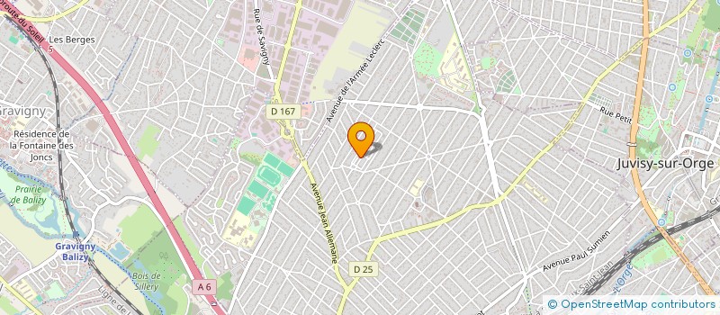 localisation de l'entreprise MADAME ELODIE ARNOULD  SAVIGNY-SUR-ORGE