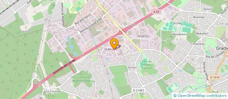 localisation de l'entreprise MADAME ELODIE ARTIGUES  CANEJAN