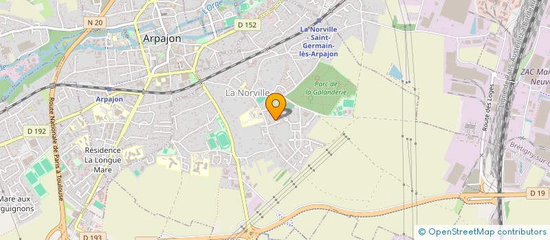 localisation de l'entreprise MADAME ELODIE AUBRUN  LA NORVILLE