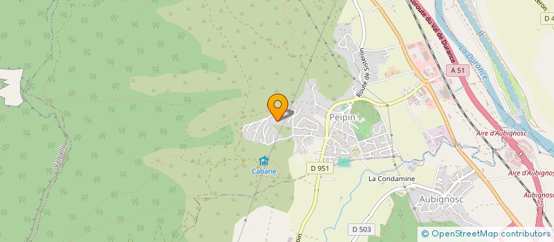 localisation de l'entreprise MADAME ELODIE AUDA  PEIPIN