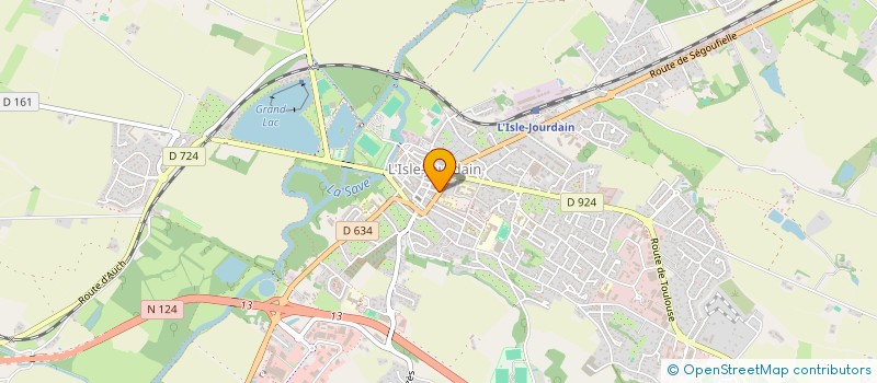 localisation de l'entreprise MADAME ELODIE AUGUSTIN  L'ISLE-JOURDAIN