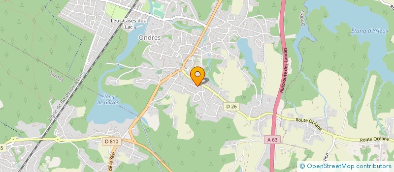 localisation de l'entreprise MADAME ELODIE AURIBAUT  ONDRES