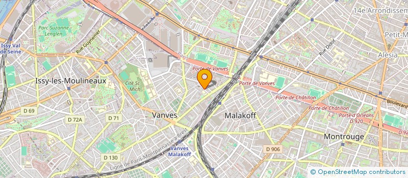 localisation de l'entreprise MADAME ELODIE AUSSEDAT à VANVES