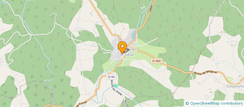 localisation de l'entreprise MADAME ELODIE AVEZOU  FRAYSSINET-LE-GELAT