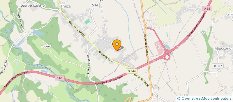 localisation de l'entreprise MADAME ELODIE AYRAULT  THEZE