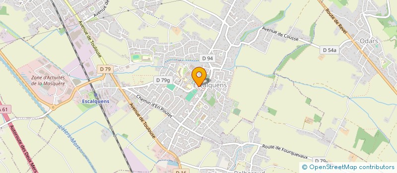 localisation de l'entreprise MADAME ELODIE AYROLES  ESCALQUENS