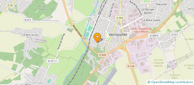 localisation de l'entreprise MADAME ELODIE BABINA à VERNOUILLET