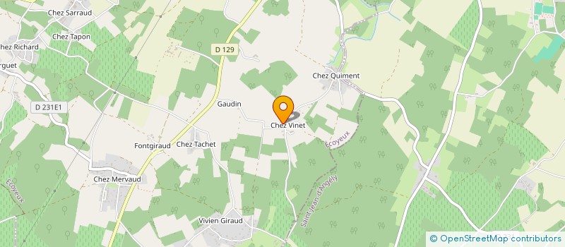 localisation de l'entreprise MADAME ELODIE BABINOT  ECOYEUX