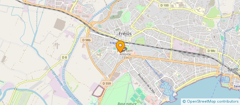 localisation de l'entreprise MADAME ELODIE BADIERE à FREJUS