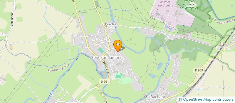 localisation de l'entreprise MADAME ELODIE BAILLON  PONT-SUR-SAMBRE