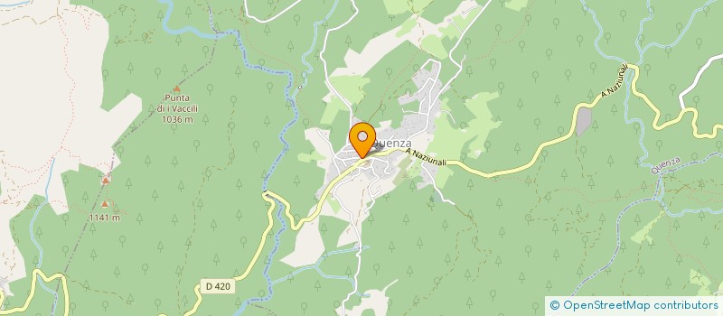 localisation de l'entreprise MADAME ELODIE BALESI  QUENZA