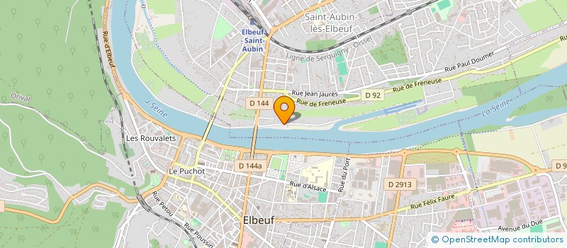 localisation de l'entreprise MADAME ELODIE BANDZWOLEK  SAINT-AUBIN-LES-ELBEUF