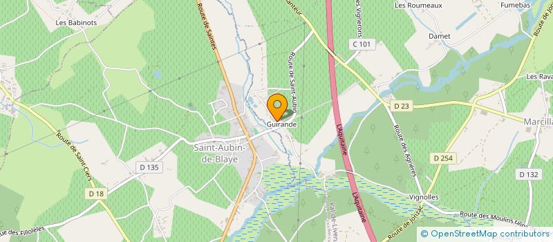 localisation de l'entreprise MADAME ELODIE BANEAT  VAL-DE-LIVENNE