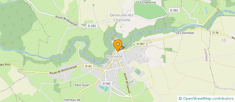 localisation de l'entreprise MADAME ELODIE BARBARIN à CHEZELLE