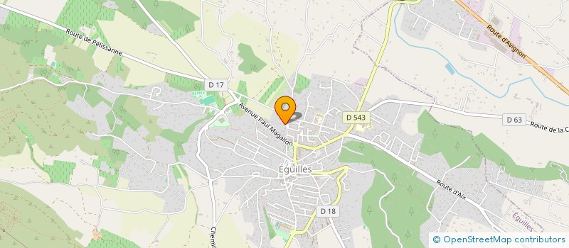 localisation de l'entreprise MADAME ELODIE BARBERO  EGUILLES