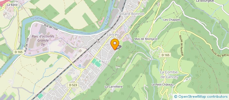 localisation de l'entreprise MADAME ELODIE BARBIER  VILLARD-BONNOT