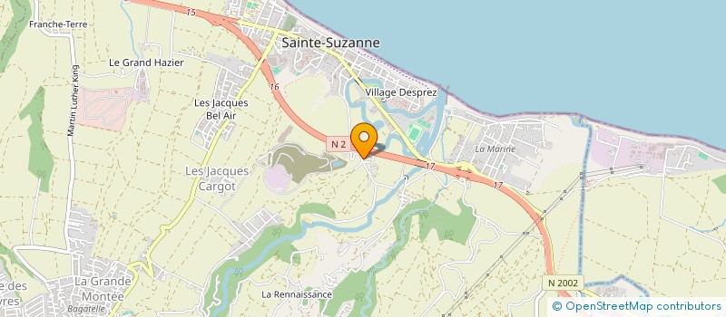 localisation de l'entreprise MADAME ELODIE BARDIL à SAINTE SUZANNE