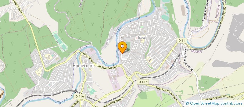 localisation de l'entreprise MADAME ELODIE BARILE  JUF