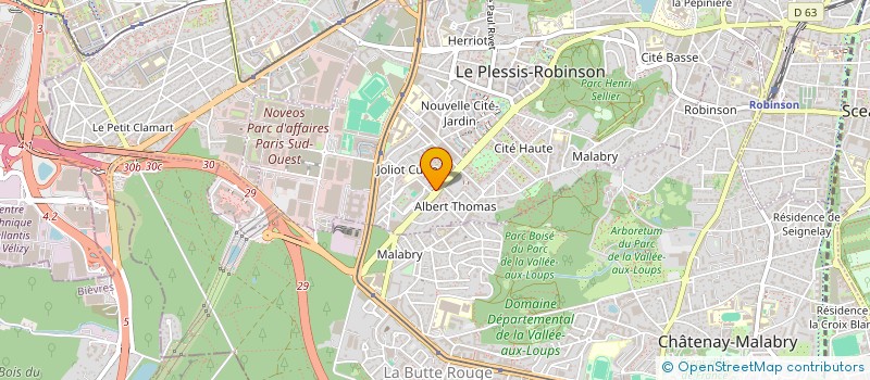 localisation de l'entreprise MADAME ELODIE BARILLE à LE PLESSIS-ROBINSON
